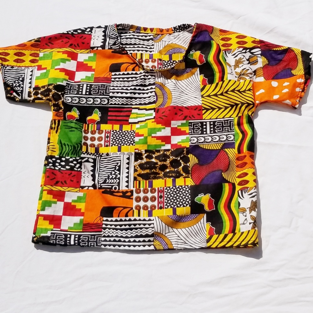 Kente shirt/toddler kente shirt/infant shirt/